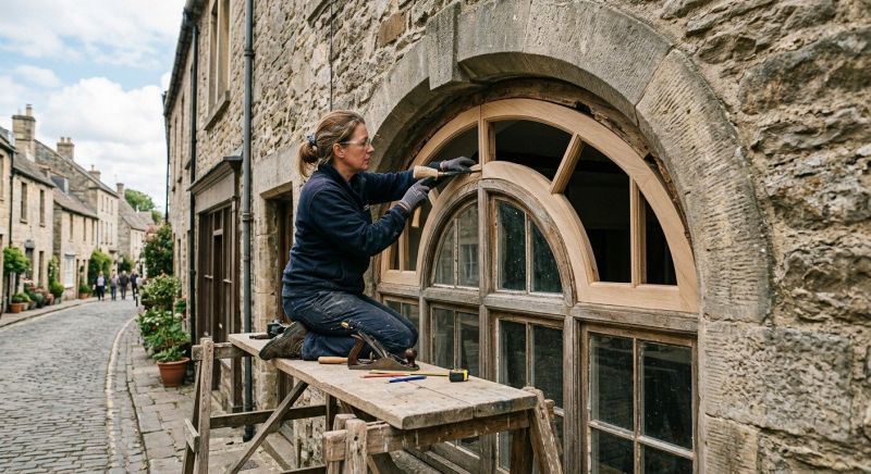 Curved Window Repair in Kansas City, KS