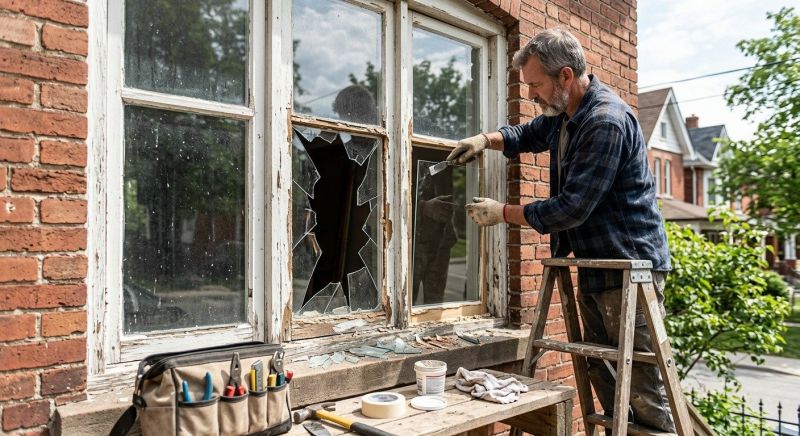 Cracked Window Repair in Olathe, KS